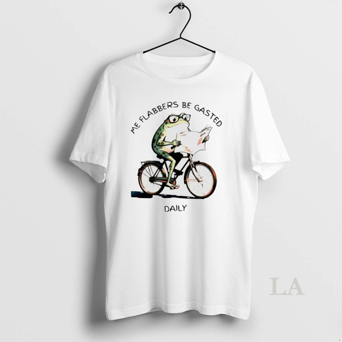 Original Frog Riding A Bicycle Me Flabbers Be Gasted Daily Vintage Unisex T-shirt, Sweatshirt, Hoodie, Long Sleeve Tee - T-Shirt, Sweatshirt, Hoodie