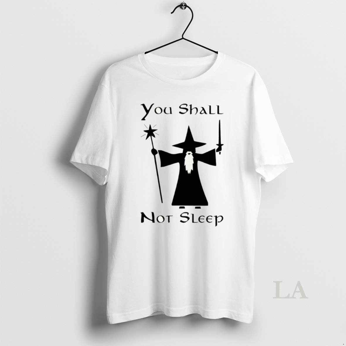 Original Gandalf You Shall Not Sleep Vintage Unisex T-shirt, Sweatshirt, Hoodie, Long Sleeve Tee - T-Shirt, Sweatshirt, Hoodie
