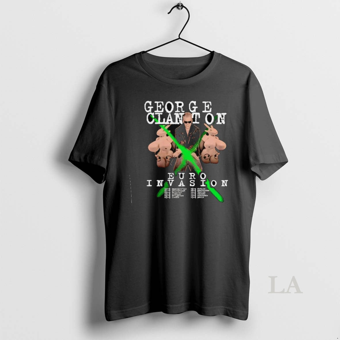 Original George Clanton Euro Invasion Tour Unisex T-shirt, Sweatshirt, Hoodie, Long Sleeve Tee - T-Shirt, Sweatshirt, Hoodie