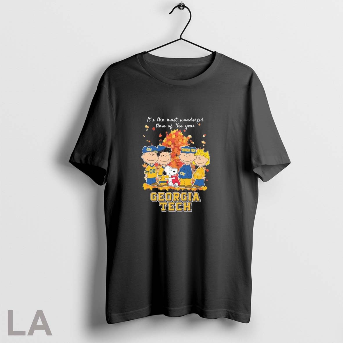 Original Georgia Tech And Peanuts Character Its The Most Wonderful Time Of The Year Unisex T-shirt, Sweatshirt, Hoodie, Long Sleeve Tee - T-Shirt, Sweatshirt, Hoodie