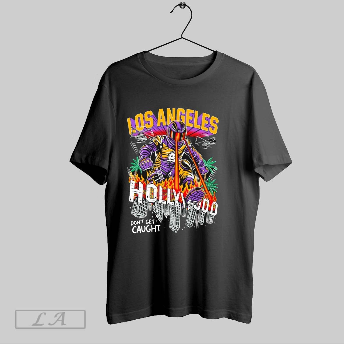 Original Ghost Racing Los Angeles Hollywood Dont Get Caught Unisex T-shirt, Sweatshirt, Hoodie, Long Sleeve Tee - T-Shirt, Sweatshirt, Hoodie