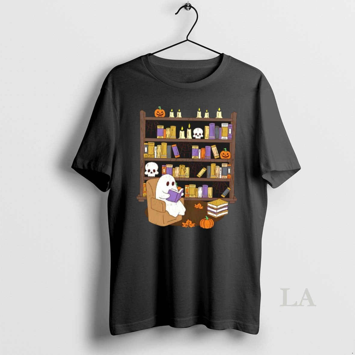 Original Ghost Library Halloween Unisex T-shirt, Sweatshirt, Hoodie, Long Sleeve Tee - T-Shirt, Sweatshirt, Hoodie