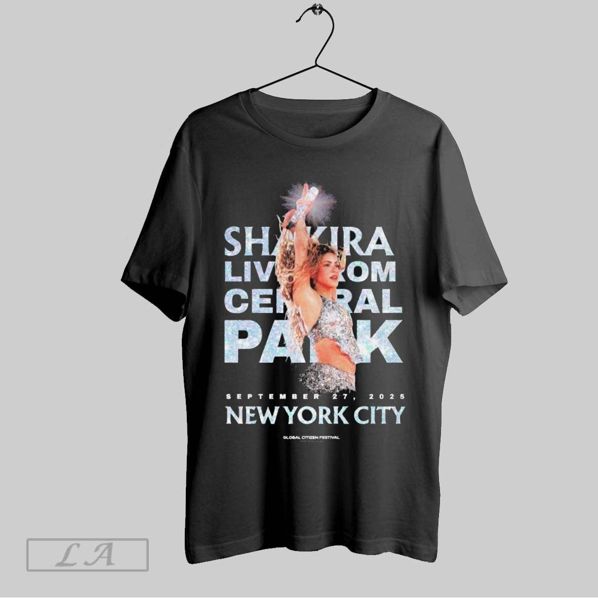Original Global Citizen Gcf 2025 Shakira New York City Live From Central Park Unisex T-shirt, Sweatshirt, Hoodie, Long Sleeve Tee - T-Shirt, Sweatshirt, Hoodie
