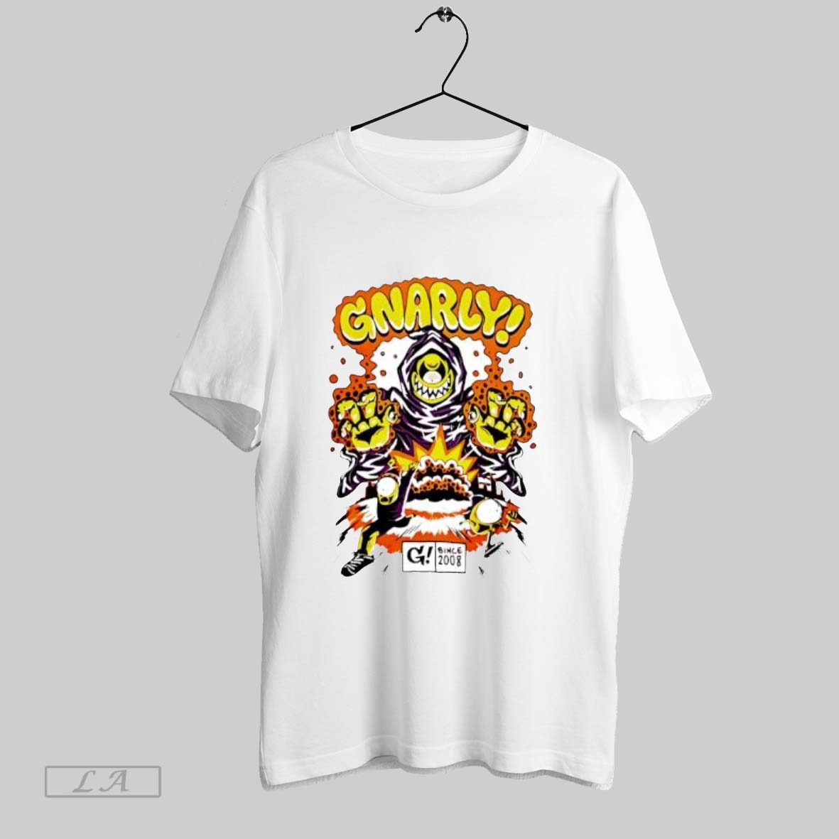 Original Gnarly Since 2008 Monster Character Streetwear Unisex T-shirt, Sweatshirt, Hoodie, Long Sleeve Tee - T-Shirt, Sweatshirt, Hoodie