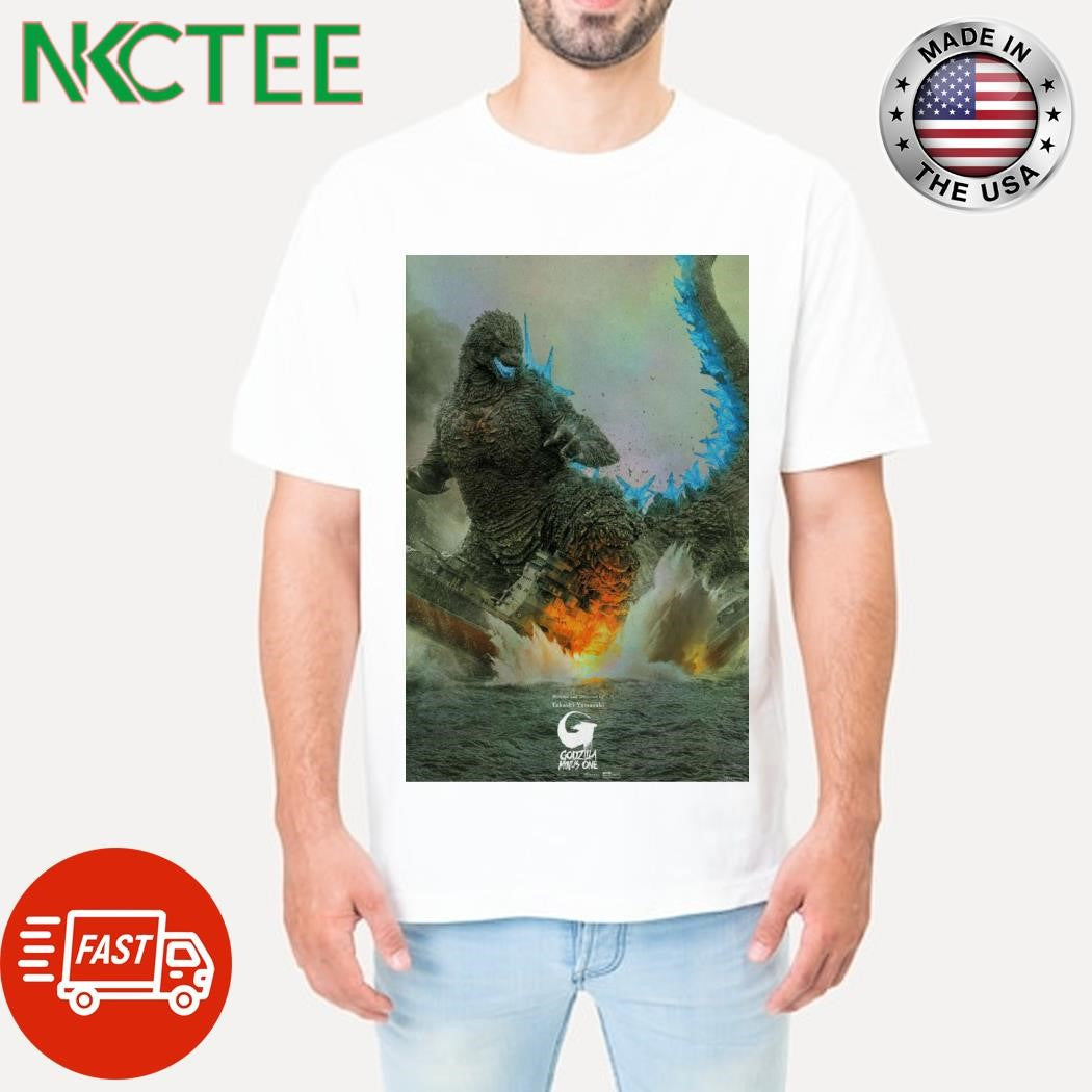 Original Godzilla Minus One – Theatrical – Screen Print Poster Shirt Unisex T-shirt, Sweatshirt, Hoodie, Long Sleeve Tee - T-Shirt, Sweatshirt, Hoodie
