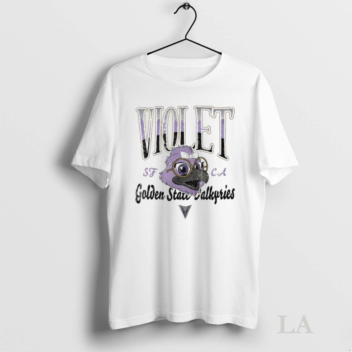 Original Golden State Valkyries Vilolet Big Face Mascot Unisex T-shirt, Sweatshirt, Hoodie, Long Sleeve Tee - T-Shirt, Sweatshirt, Hoodie