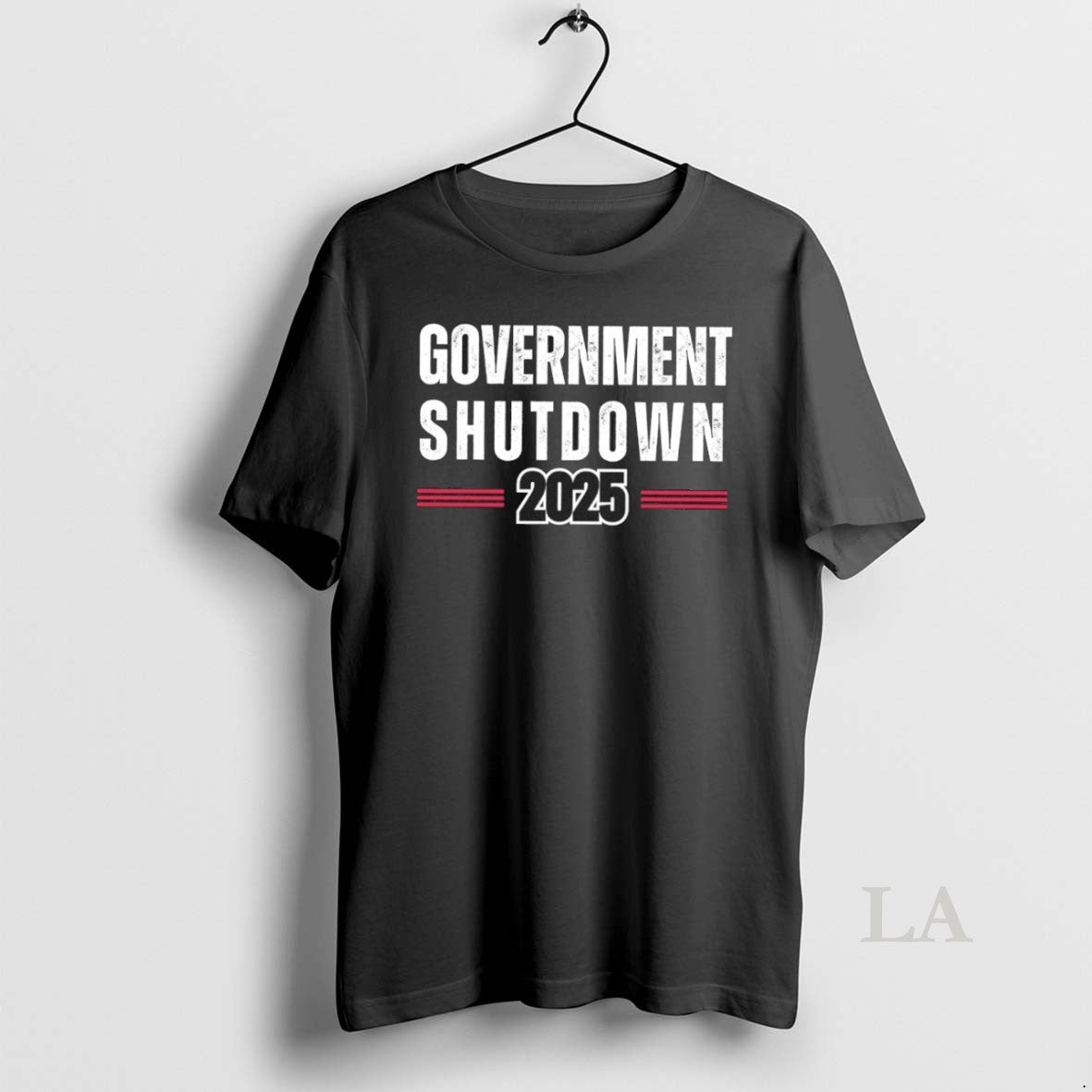 Original Government Shutdown 2025 Anti Trump Unisex T-shirt, Sweatshirt, Hoodie, Long Sleeve Tee - T-Shirt, Sweatshirt, Hoodie
