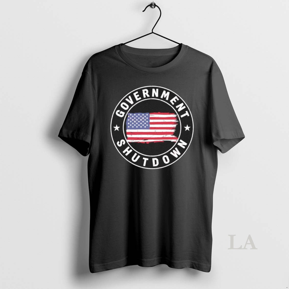 Original Government Shutdown American Flag Logo Unisex T-shirt, Sweatshirt, Hoodie, Long Sleeve Tee - T-Shirt, Sweatshirt, Hoodie