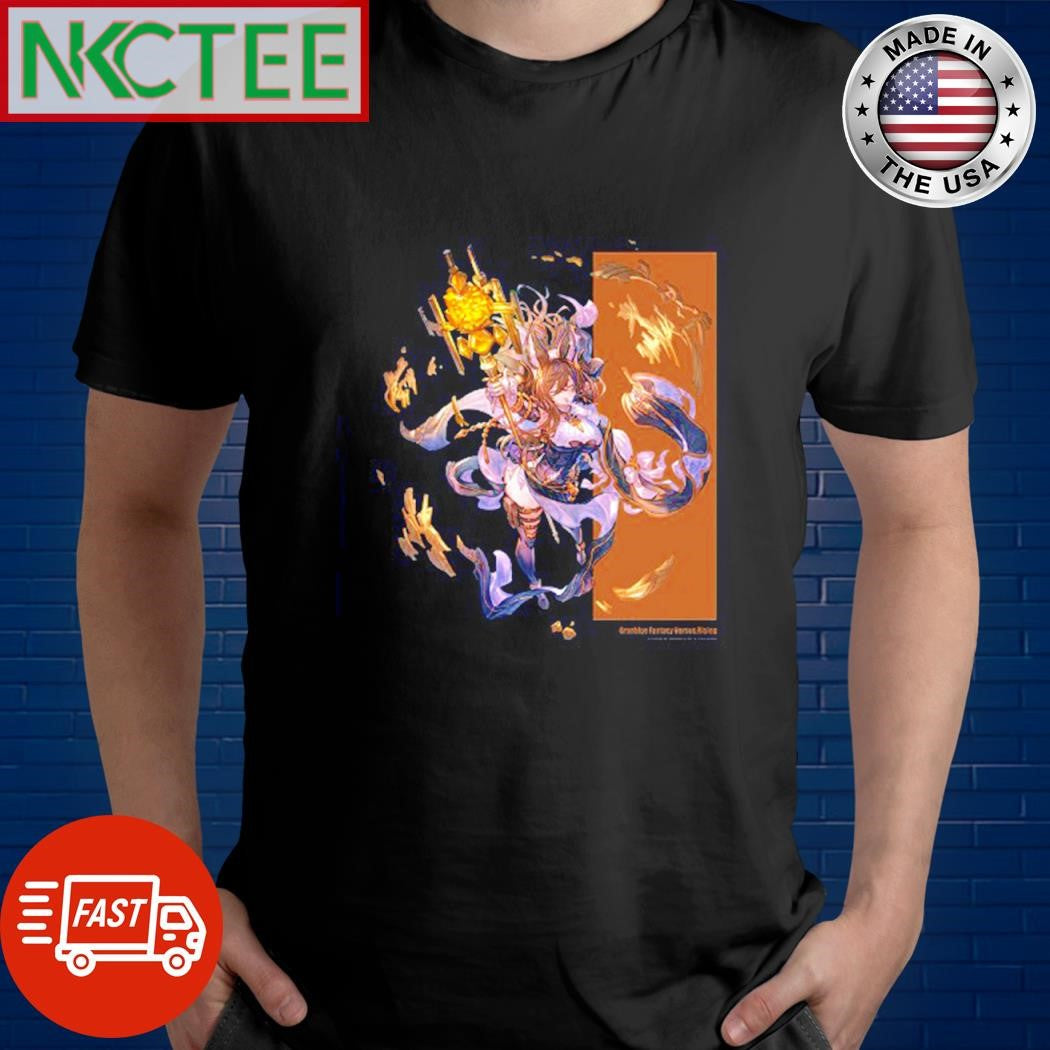 Original Granblue Fantasy Versus fire paint shirt Unisex T-shirt, Sweatshirt, Hoodie, Long Sleeve Tee - T-Shirt, Sweatshirt, Hoodie