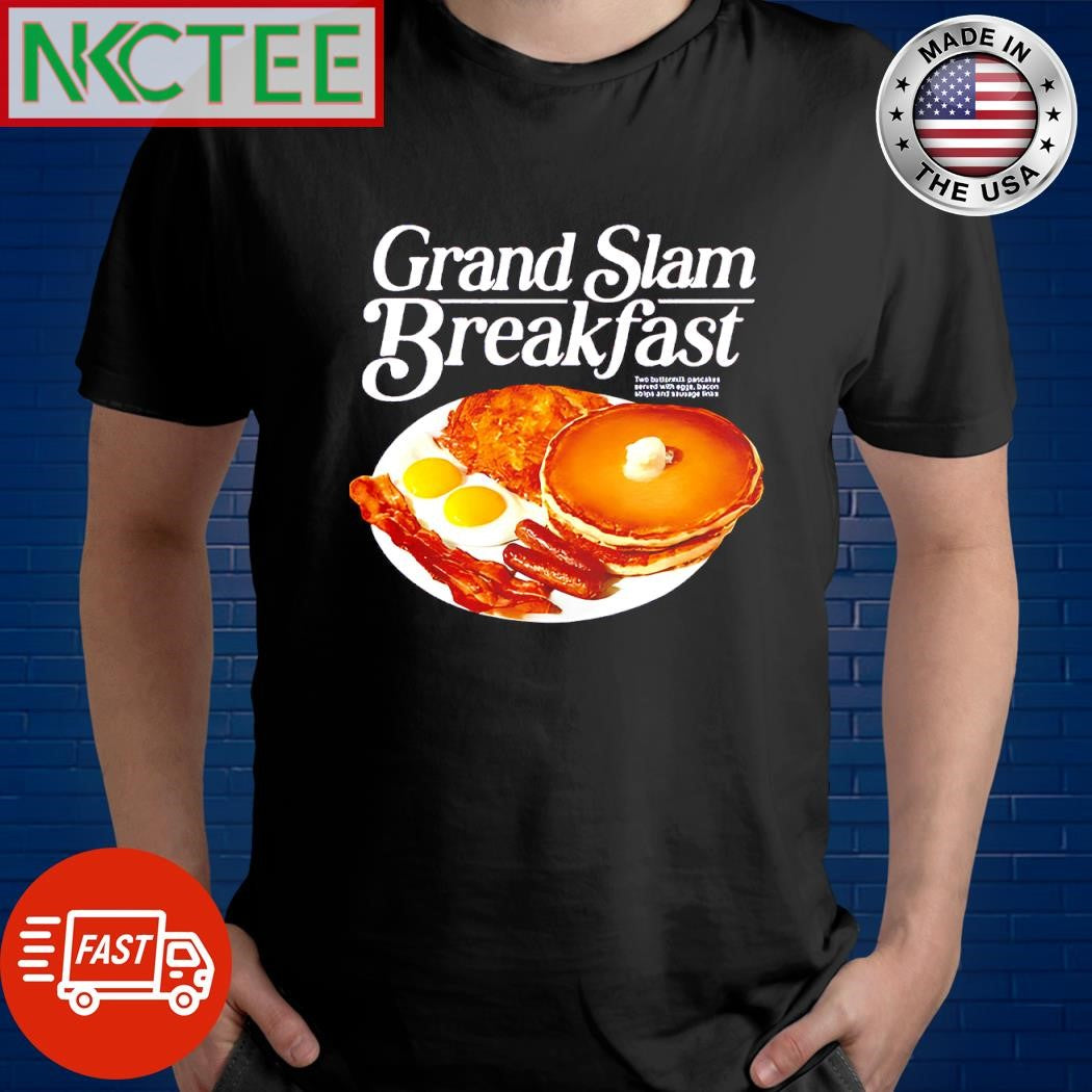 Original Grand Slam Breakfast food shirt Unisex T-shirt, Sweatshirt, Hoodie, Long Sleeve Tee - T-Shirt, Sweatshirt, Hoodie