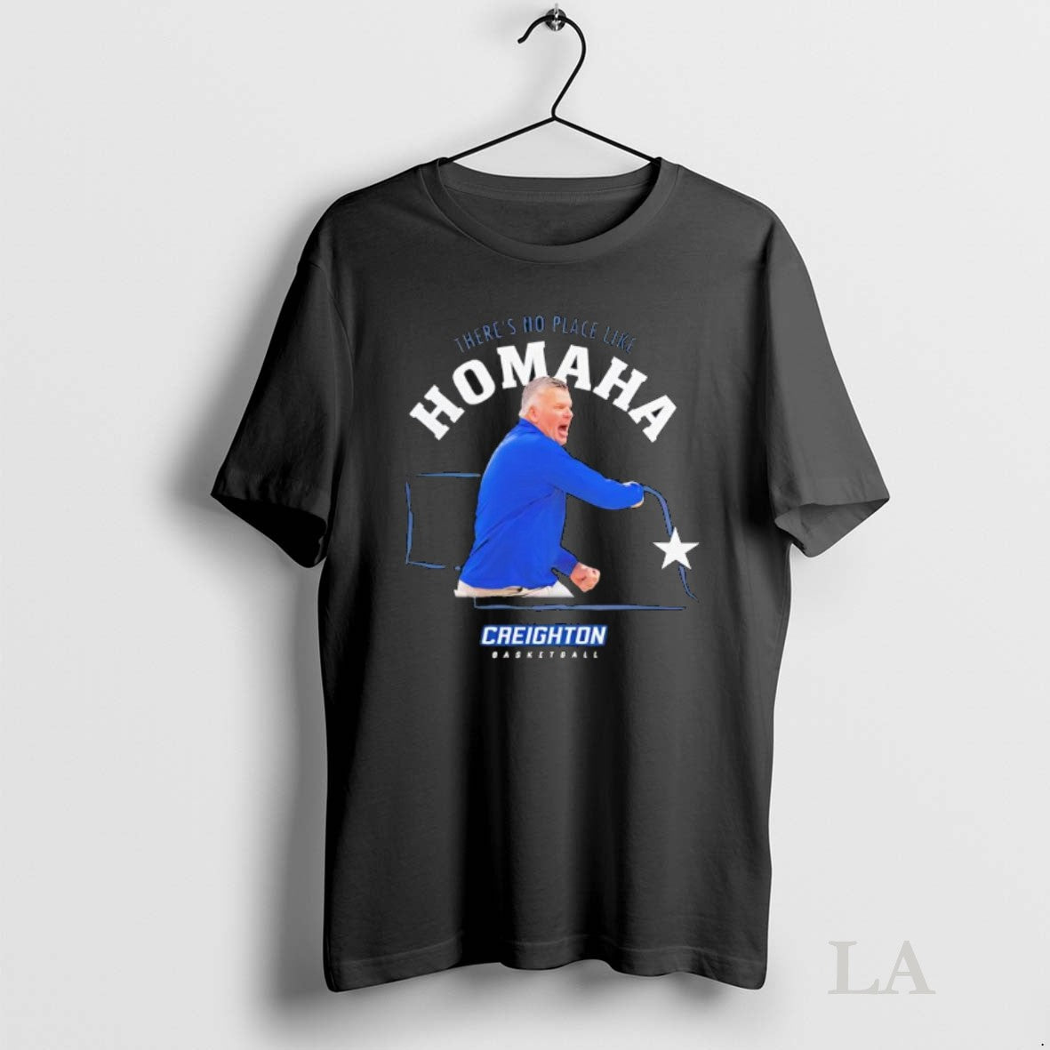 Original Greg Mcdermott Creighton Bluejays Basketball Theres No Place Like Homaha Unisex T-shirt, Sweatshirt, Hoodie, Long Sleeve Tee - T-Shirt, Sweatshirt, Hoodie