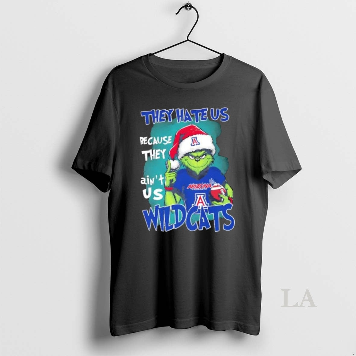 Original Grinch They Hate Us Because They Aint Us Arizona Wildcats Christmas - T-Shirt, Sweatshirt, Hoodie