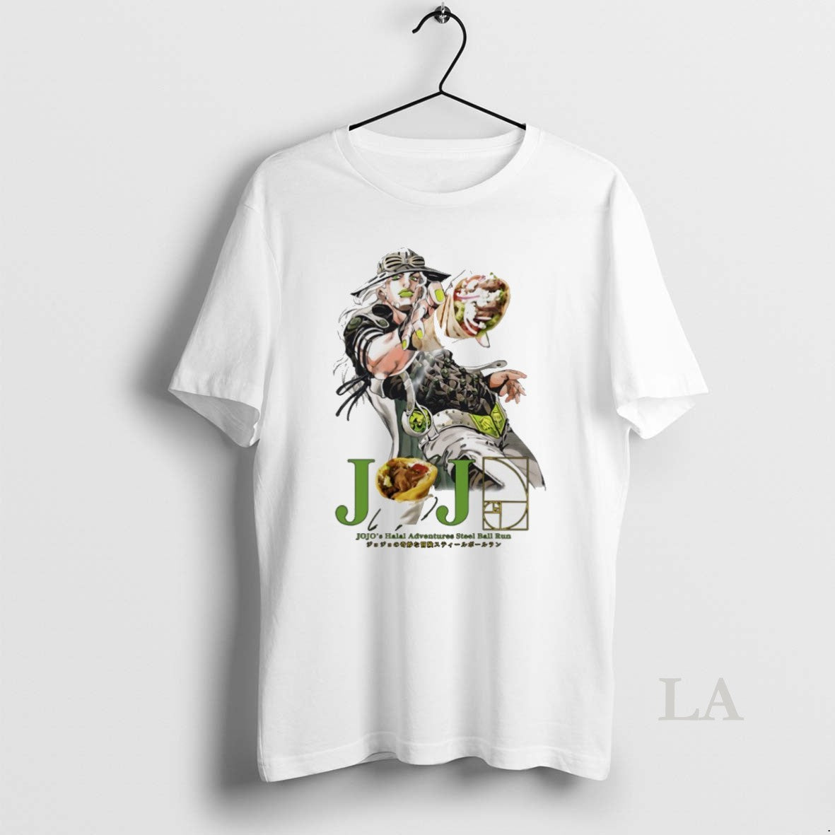 Original Gyro Jojos Halal Adventures Steel Ball Run Signature Unisex T-shirt, Sweatshirt, Hoodie, Long Sleeve Tee - T-Shirt, Sweatshirt, Hoodie