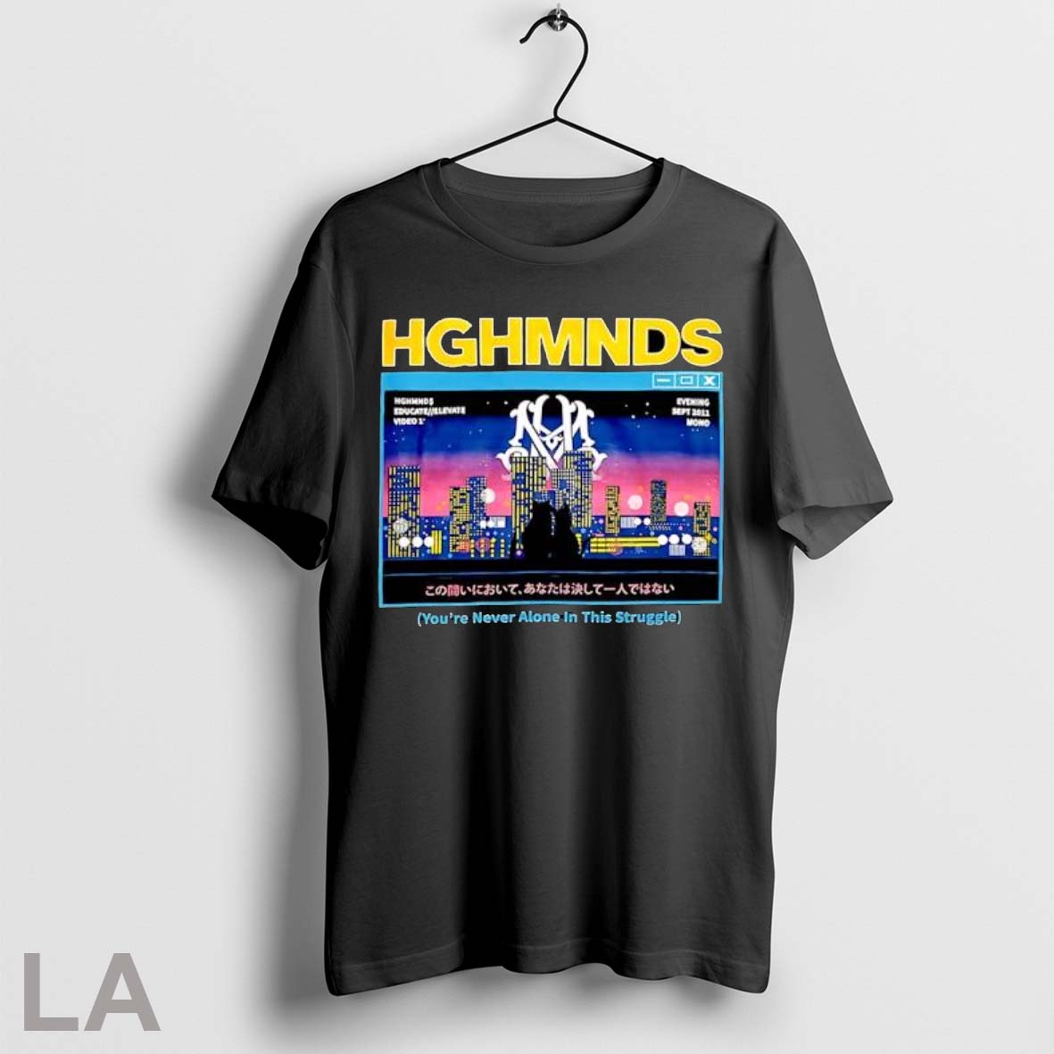 Original Hghmnds Educate Elevate Youre Never Alone In This Struggle Unisex T-shirt, Sweatshirt, Hoodie, Long Sleeve Tee - T-Shirt, Sweatshirt, Hoodie