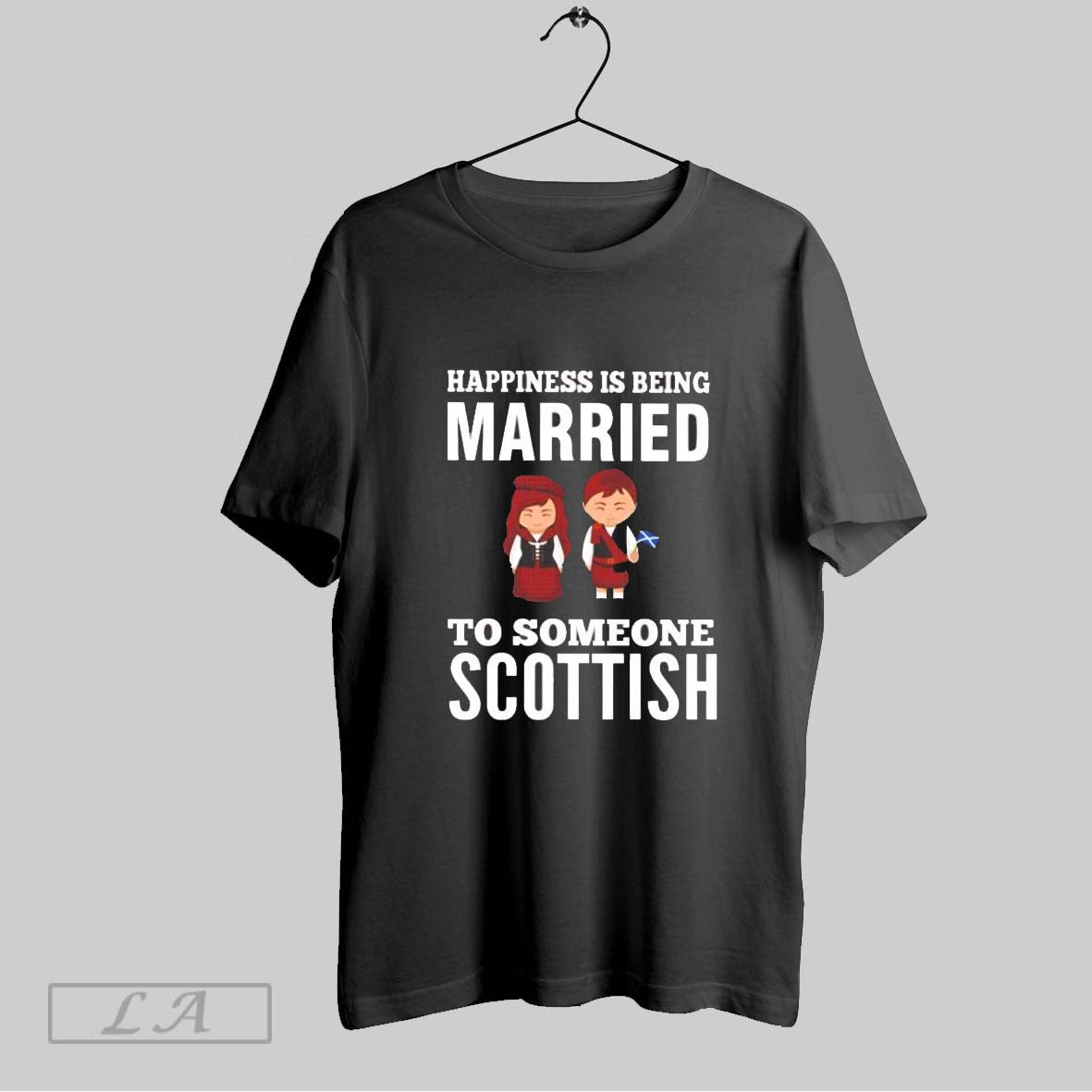 Original Happiness Is Being Married To Someone Scottish Ladies Unisex T-shirt, Sweatshirt, Hoodie, Long Sleeve Tee - T-Shirt, Sweatshirt, Hoodie