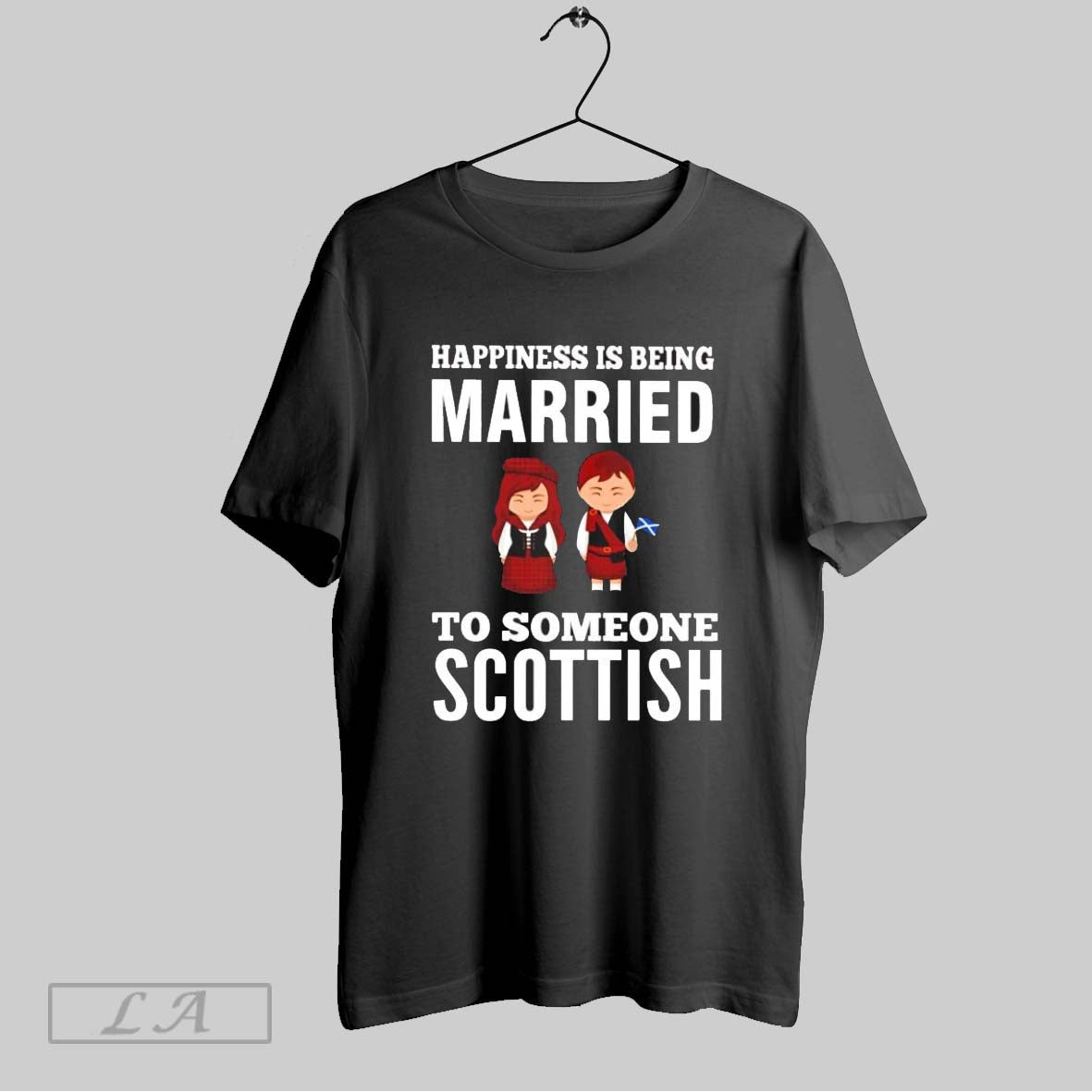 Original Happiness Is Being Married To Someone Scottish Shirt Unisex T-shirt, Sweatshirt, Hoodie, Long Sleeve Tee - T-Shirt, Sweatshirt, Hoodie