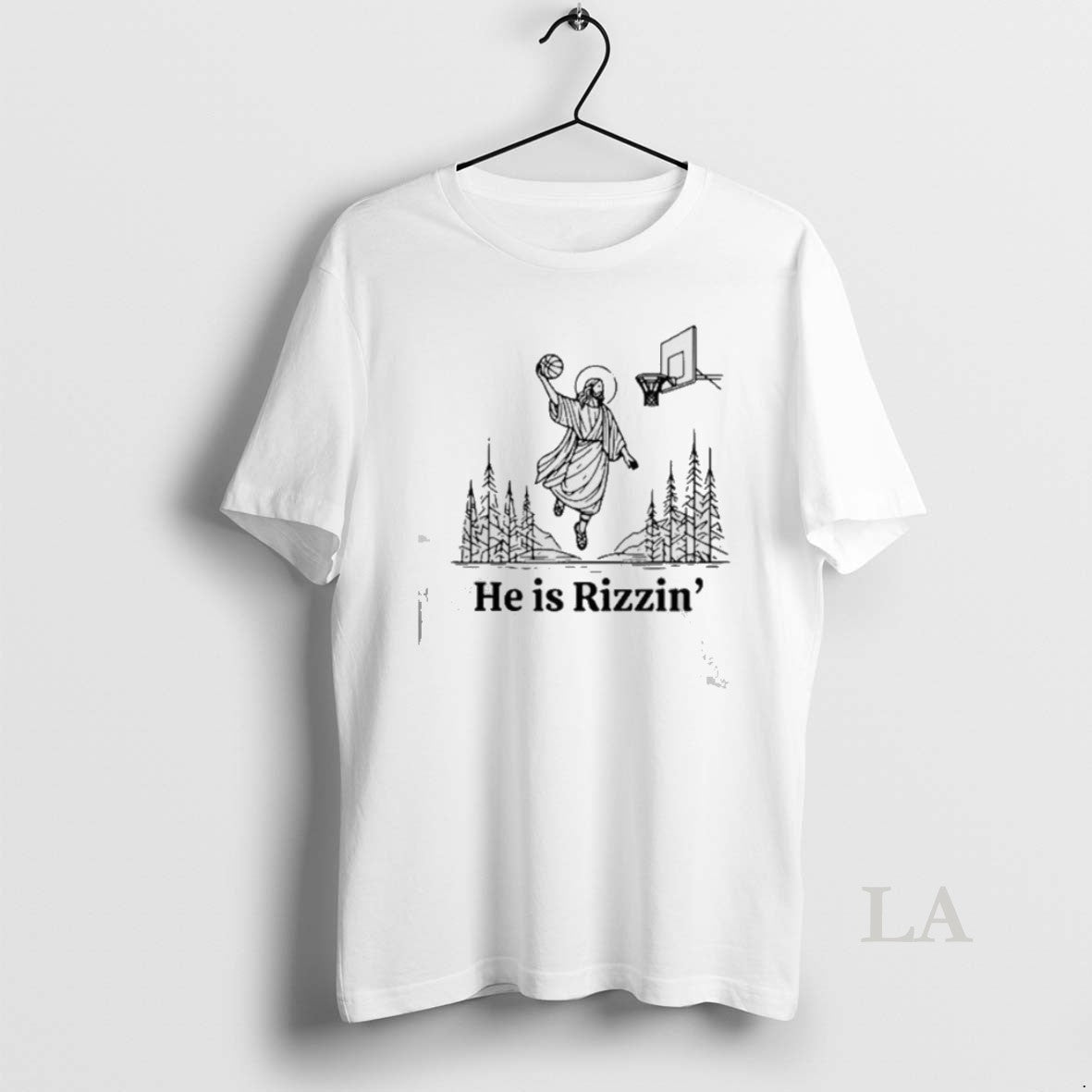 Original He Is Rizzin Christian Easter Unisex T-shirt, Sweatshirt, Hoodie, Long Sleeve Tee - T-Shirt, Sweatshirt, Hoodie