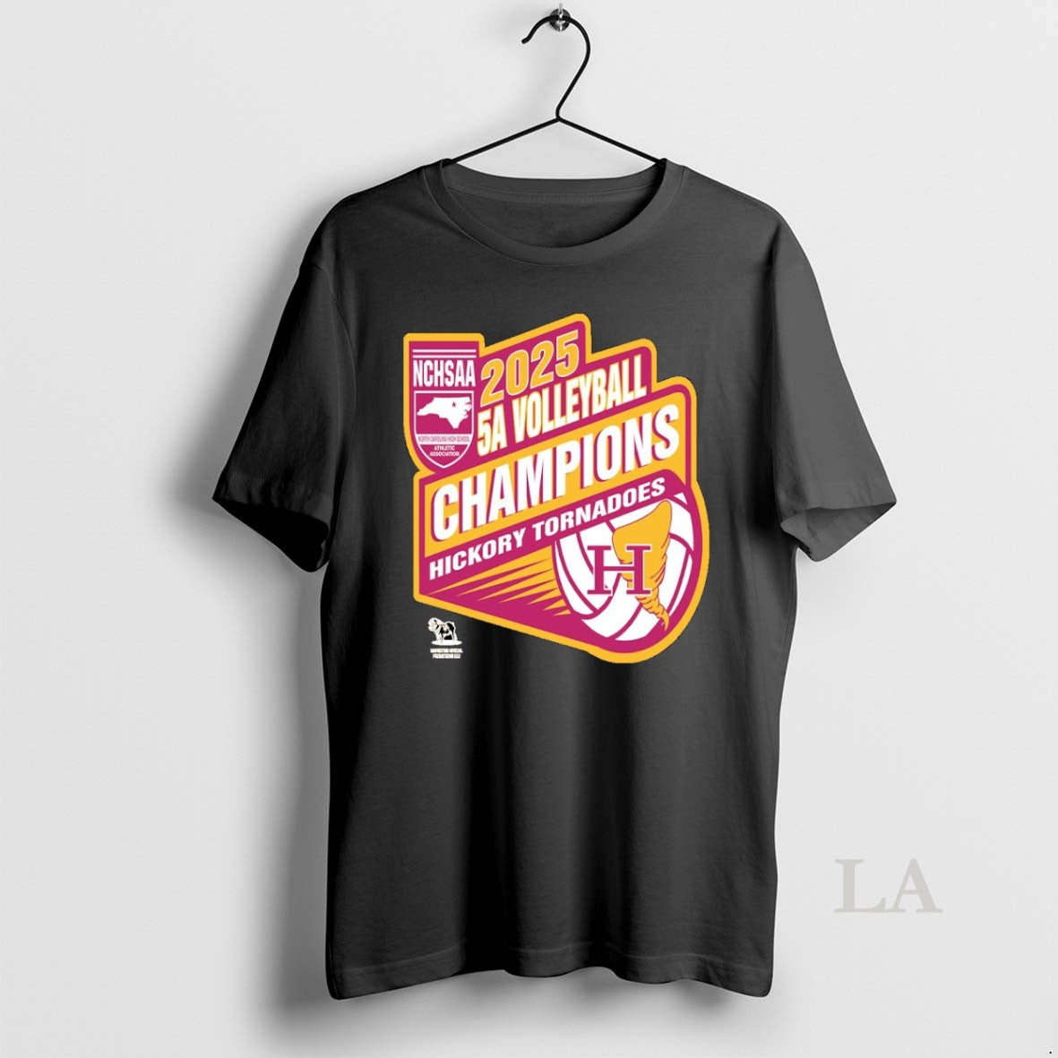 Original Hickory Tornadoes Nchsaa 5a Volleyball Champions 2025 - T-Shirt, Sweatshirt, Hoodie