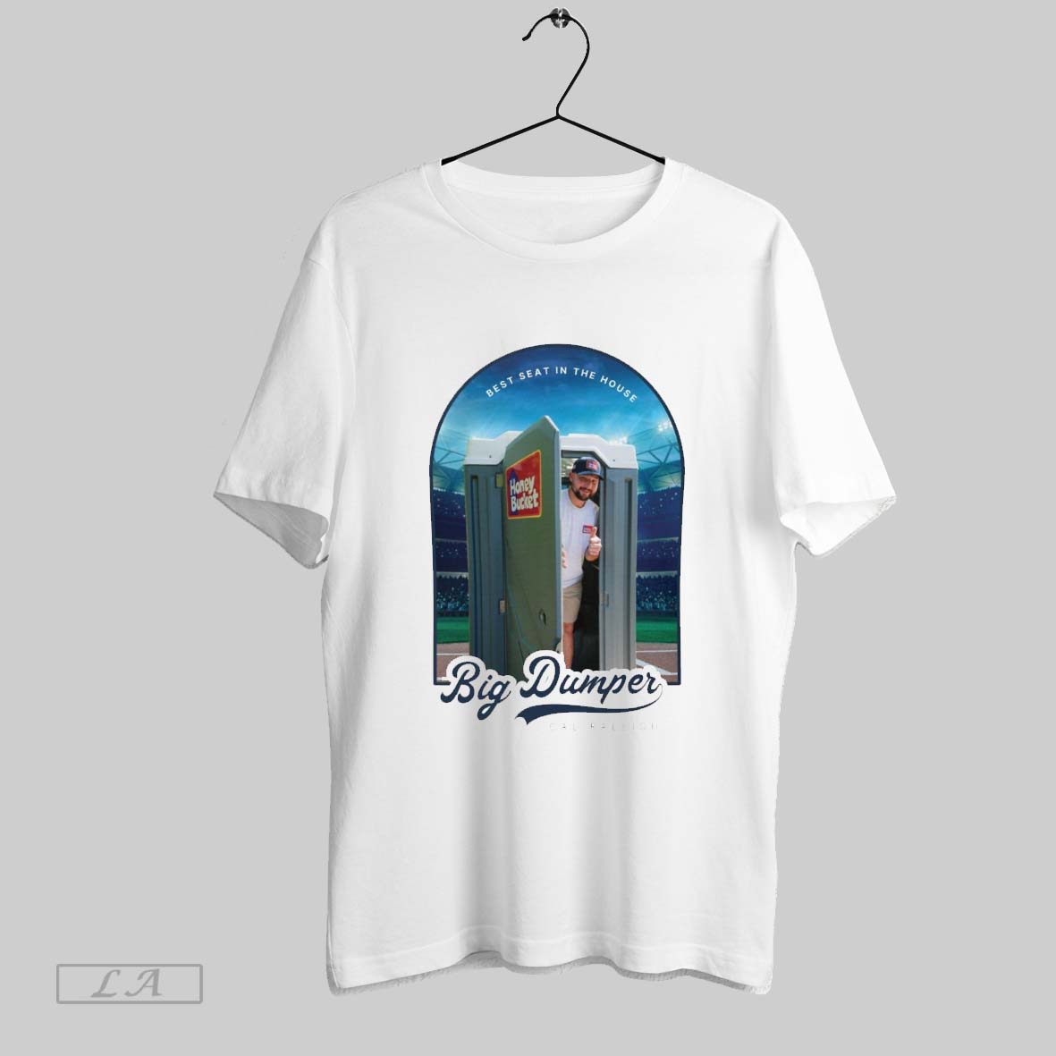 Original Honey Bucket X Big Dumper Best Seat In The House Cal Raleigh Seattle Mariners Unisex T-shirt, Sweatshirt, Hoodie, Long Sleeve Tee - T-Shirt, Sweatshirt, Hoodie