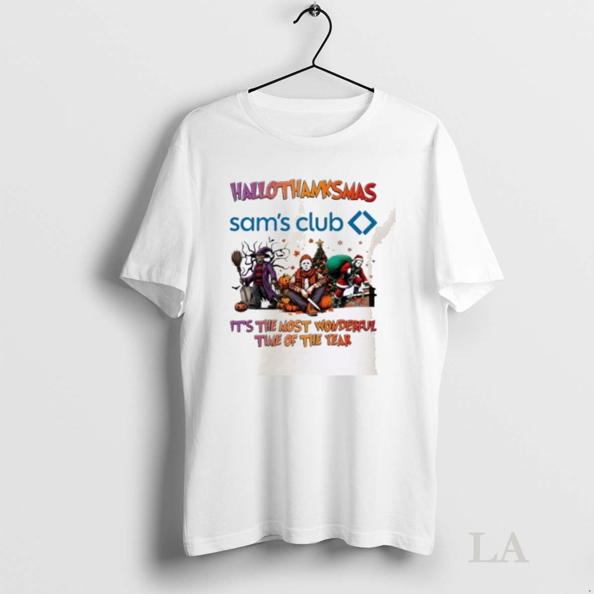 Original Horror Character X Sams Club Hallothanksmas Its The Most Wonderful Time Of The Year - T-Shirt, Sweatshirt, Hoodie