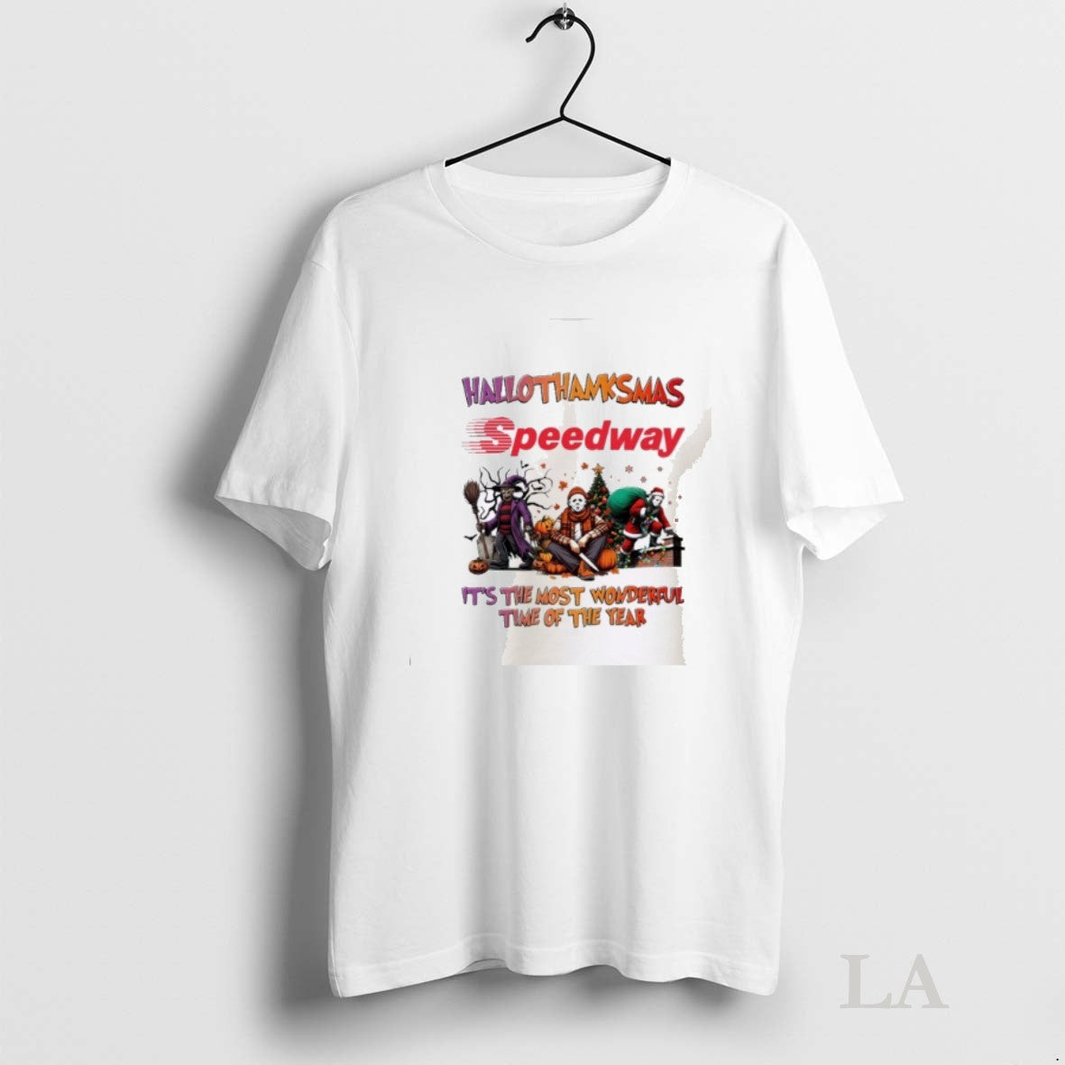 Original Horror Character X Speedway Hallothanksmas Its The Most Wonderful Time Of The Year - T-Shirt, Sweatshirt, Hoodie