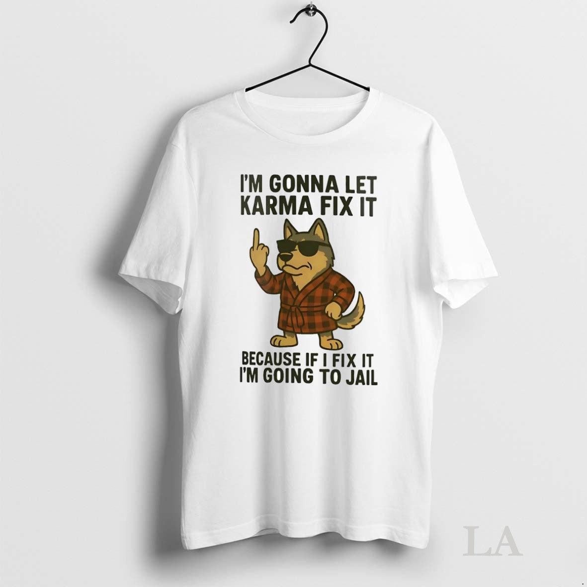 Original Husky Im Gonna Let Karma Fix It Because If I Fix It Im Going Unisex T-shirt, Sweatshirt, Hoodie, Long Sleeve Tee - T-Shirt, Sweatshirt, Hoodie