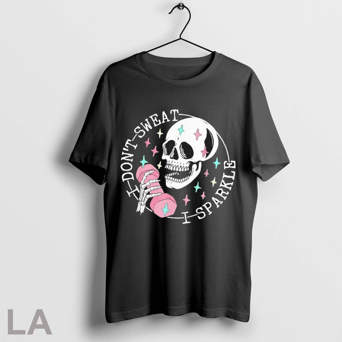 Original I Dont Sweat I Sparkle Skull Unisex T-shirt, Sweatshirt, Hoodie, Long Sleeve Tee - T-Shirt, Sweatshirt, Hoodie