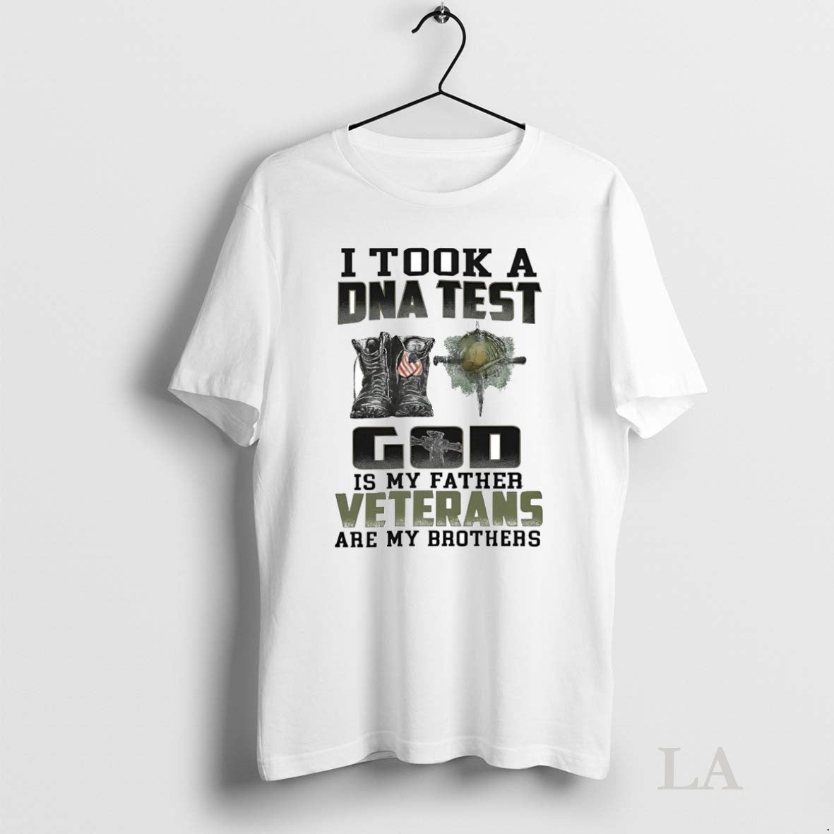 Original I Took A Dna Test God Is My Father Veterans Are My Brothers Unisex T-shirt, Sweatshirt, Hoodie, Long Sleeve Tee - T-Shirt, Sweatshirt, Hoodie
