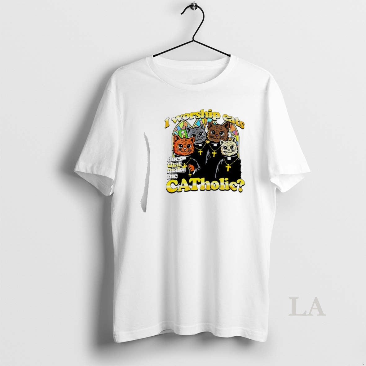 Original Iohwfa8q I Worship Cats Does That Make Me Catholic Meme Unisex T-shirt, Sweatshirt, Hoodie, Long Sleeve Tee - T-Shirt, Sweatshirt, Hoodie