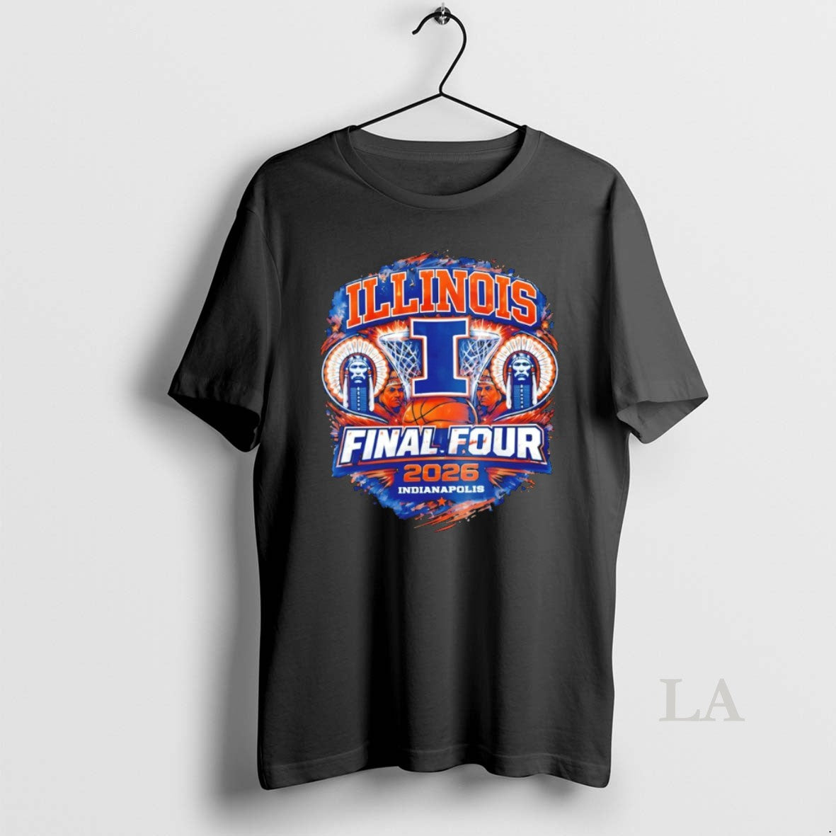 Original Illinois Fighting Illini Basketball Ncaa Final Four March Madness 2026 Indianapolis - T-Shirt, Sweatshirt, Hoodie