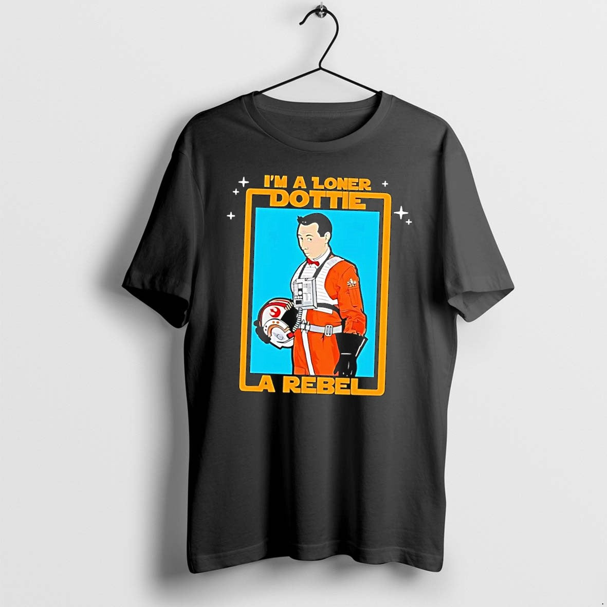 Original Im A Loner Dottie Rebel Black Jpg - Adult & Kids T-Shirts, Sweatshirts & Hoodies apparel design preview 1