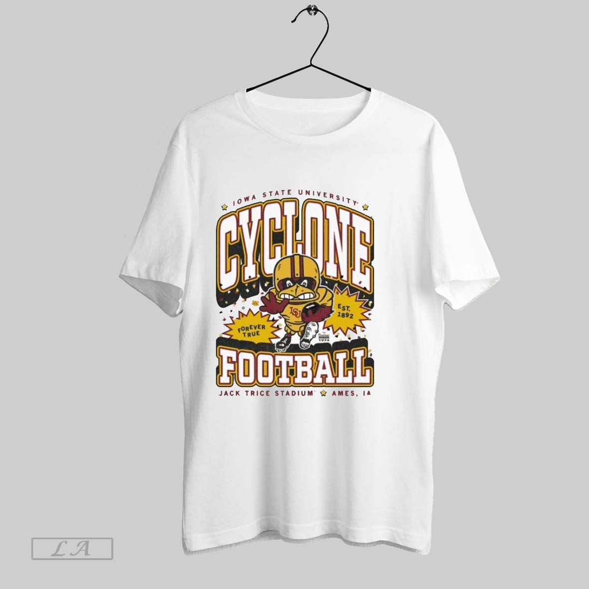 Original Iowa Cyclone Jack Trice Stadium Ames Ia Forever True Est 1892 Mascot Unisex T-shirt, Sweatshirt, Hoodie, Long Sleeve Tee - T-Shirt, Sweatshirt, Hoodie