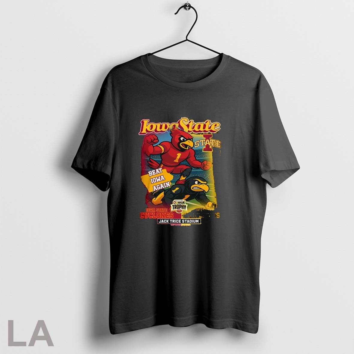 Original Iowa State Cyclones Beat Iowa Again Mascot 2025 Cy Hawk Trophy Unisex T-shirt, Sweatshirt, Hoodie, Long Sleeve Tee - T-Shirt, Sweatshirt, Hoodie