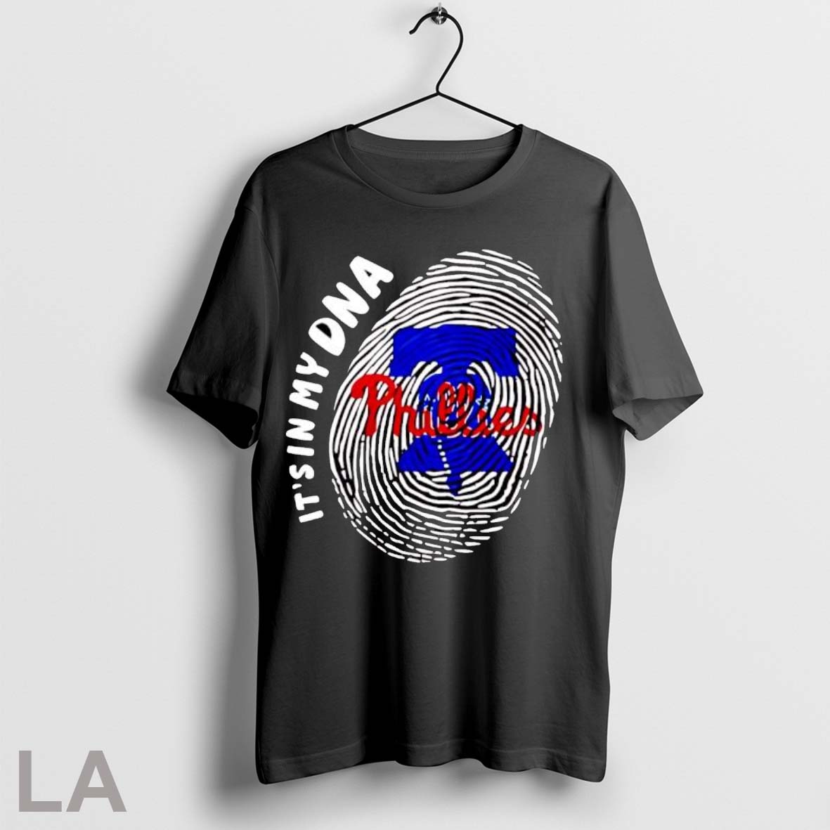 Original Its In My Dna Philadelphia Phillies Baseball Logo Fingerprint Unisex T-shirt, Sweatshirt, Hoodie, Long Sleeve Tee - T-Shirt, Sweatshirt, Hoodie