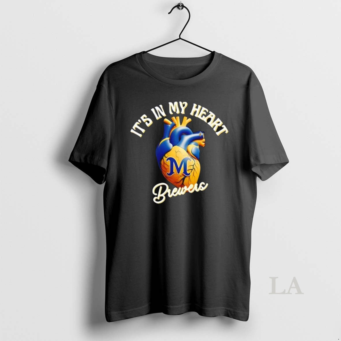 Original Its In My Heart Milwaukee Brewers Unisex T-shirt, Sweatshirt, Hoodie, Long Sleeve Tee - T-Shirt, Sweatshirt, Hoodie