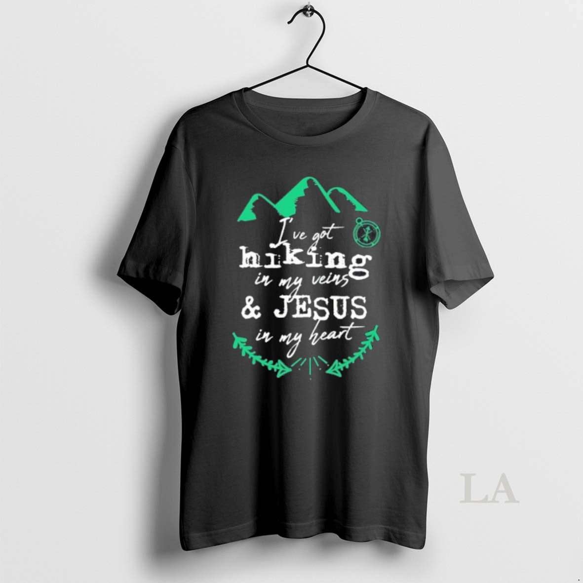 Original Ive Got Hiking In My Veins Jesus In My Heart - T-Shirt, Sweatshirt, Hoodie