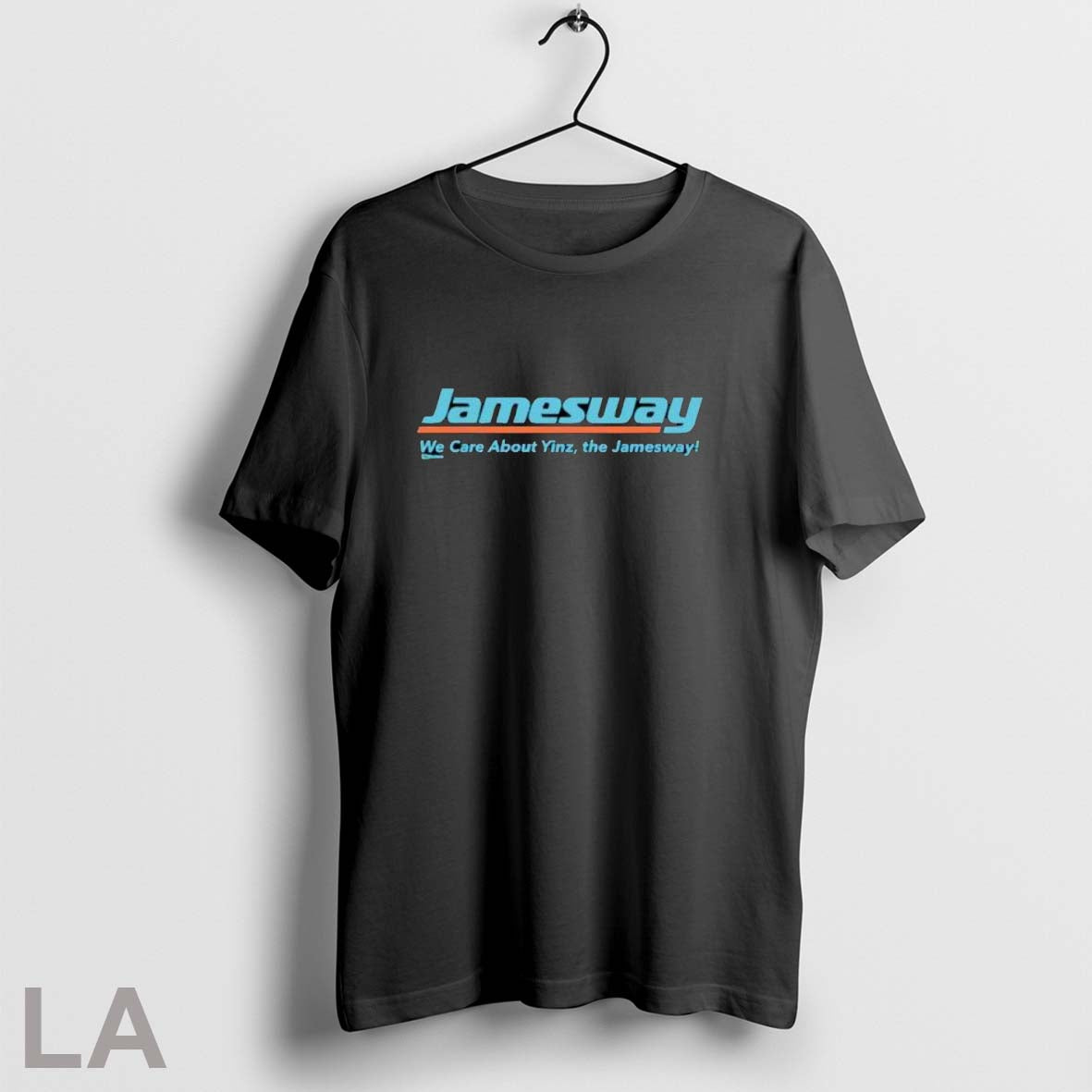 Original Jamesway We Care About Yinz The Jamesway Logo Slogan Graphic Unisex T-shirt, Sweatshirt, Hoodie, Long Sleeve Tee - T-Shirt, Sweatshirt, Hoodie