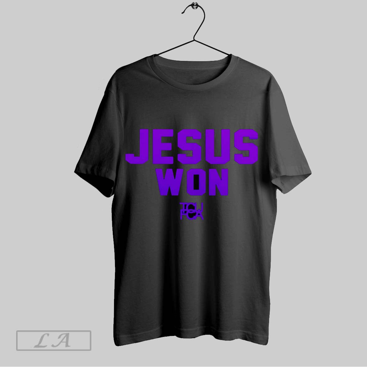 Original Jesus Won Tcu Football Unisex T-shirt, Sweatshirt, Hoodie, Long Sleeve Tee - T-Shirt, Sweatshirt, Hoodie