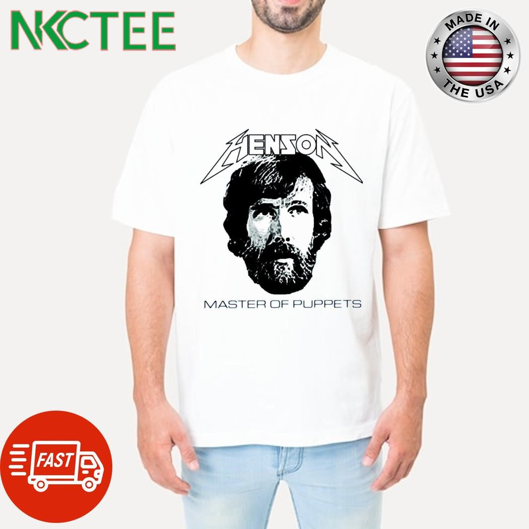 Original Jim Henson master of puppets shirt Unisex T-shirt, Sweatshirt, Hoodie, Long Sleeve Tee - T-Shirt, Sweatshirt, Hoodie