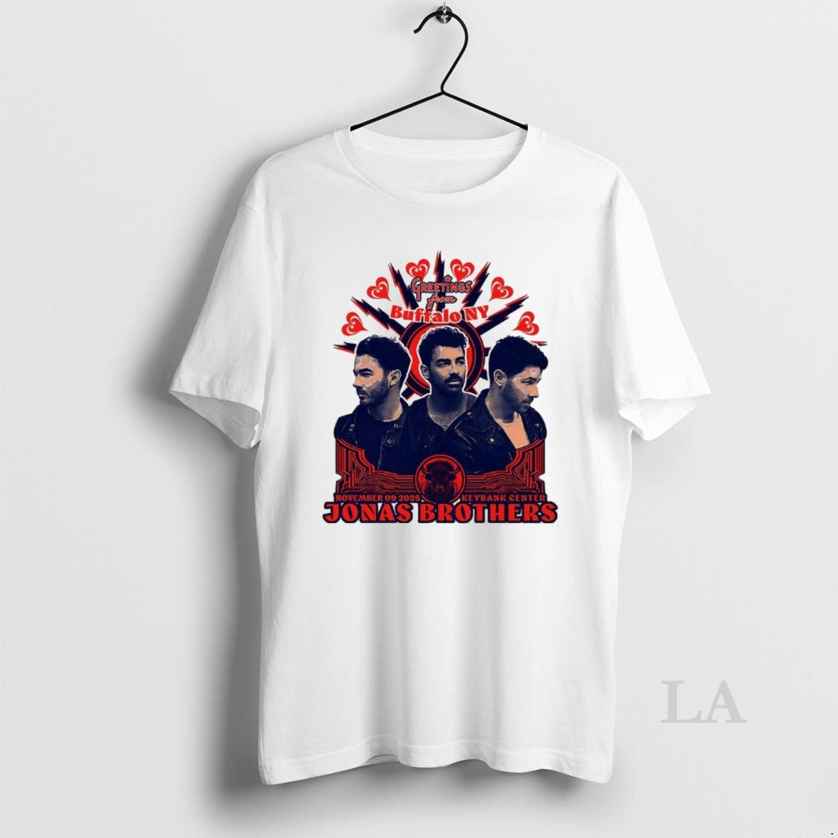 Original Jonas Greetings From Your Hometown Buffalo Ny Keybank Center 2025 - T-Shirt, Sweatshirt, Hoodie