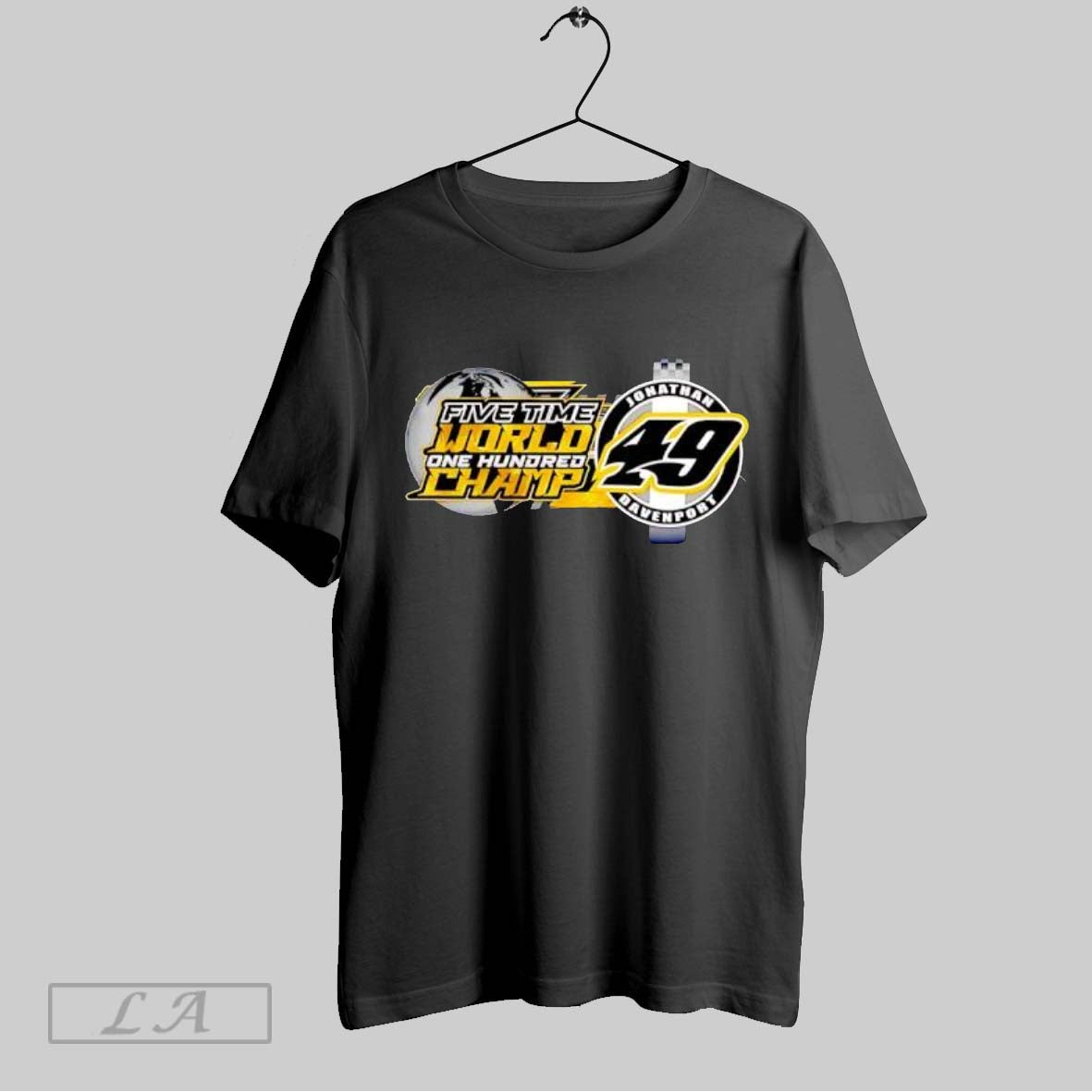 Original Jonathan Davenport 49 Five Time World One Hundred Champ Unisex T-shirt, Sweatshirt, Hoodie, Long Sleeve Tee - T-Shirt, Sweatshirt, Hoodie