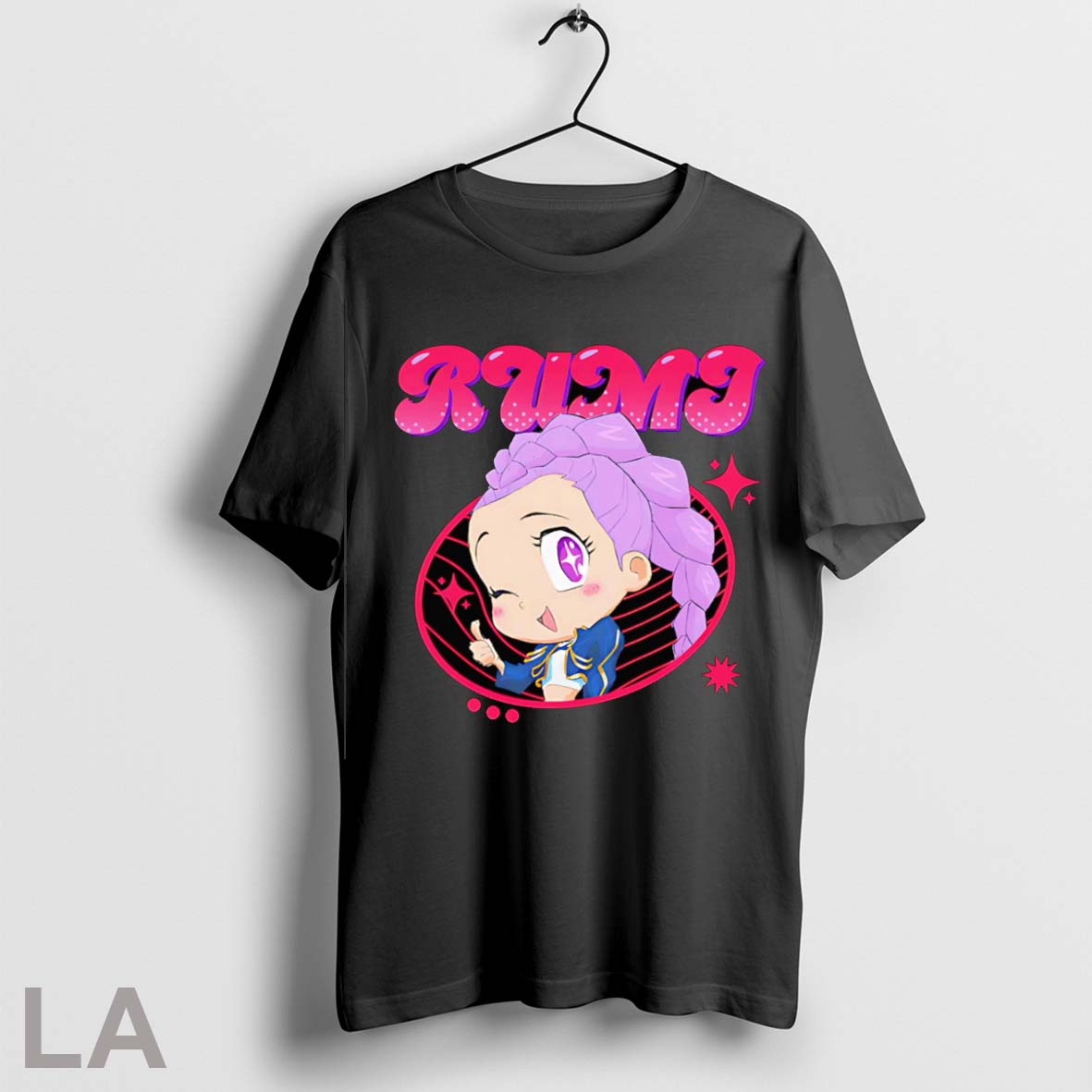 Original Kpop Demon Hunters Rumi Chibi Poster Unisex T-shirt, Sweatshirt, Hoodie, Long Sleeve Tee - T-Shirt, Sweatshirt, Hoodie
