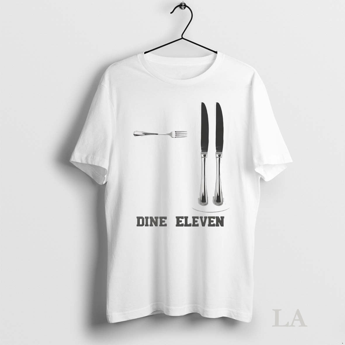 Original Knives And Forks Dine Eleven Unisex T-shirt, Sweatshirt, Hoodie, Long Sleeve Tee - T-Shirt, Sweatshirt, Hoodie