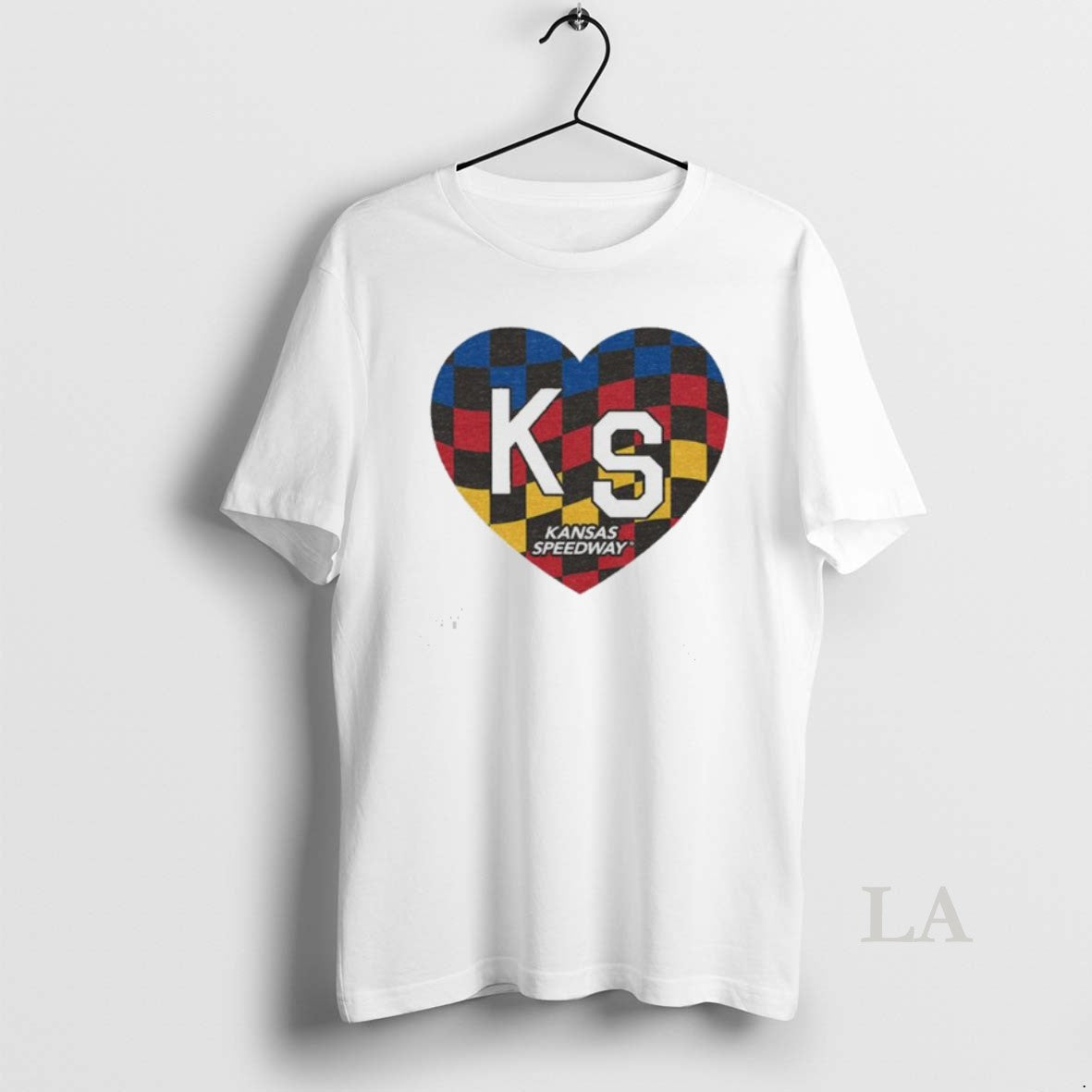 Original Ks Speedway Kc Heart Ash Unisex T-shirt, Sweatshirt, Hoodie, Long Sleeve Tee - T-Shirt, Sweatshirt, Hoodie