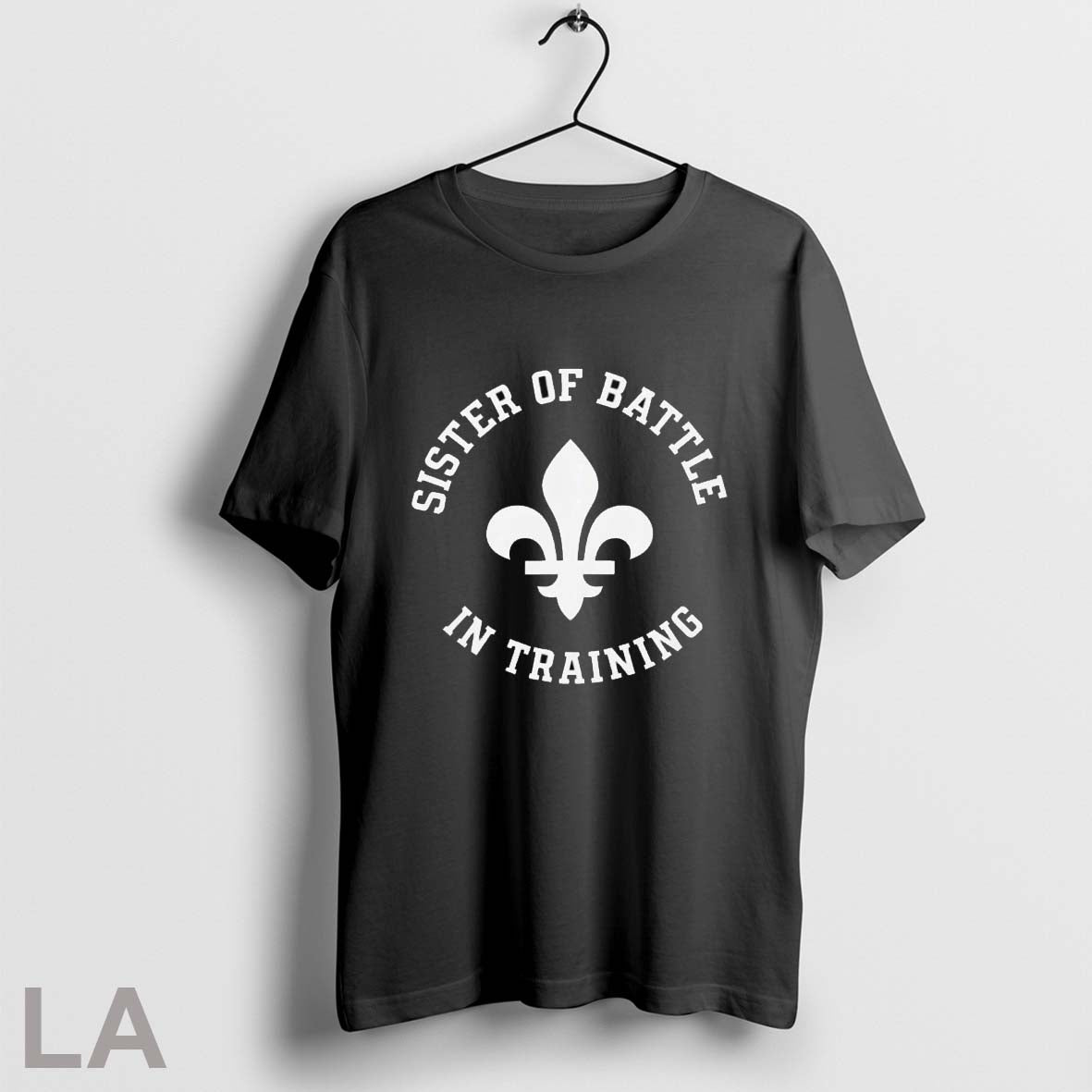 Original Kvwviiju Wearing Sister Of Battle In Training Fleur De Lis Unisex T-shirt, Sweatshirt, Hoodie, Long Sleeve Tee - T-Shirt, Sweatshirt, Hoodie