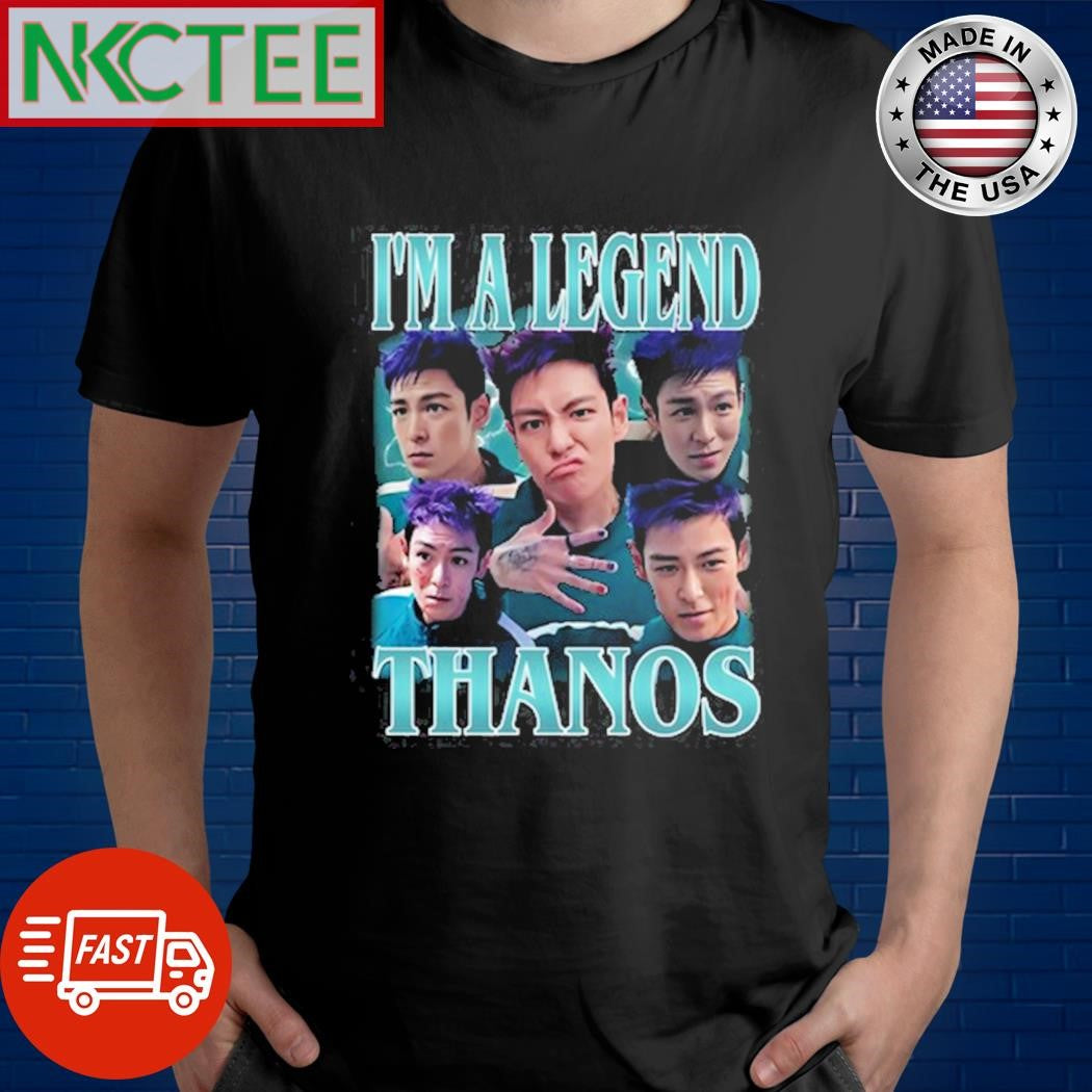 Original Kyla Bear Cute Jongho I’m A Legend Thanos Shirt Unisex T-shirt, Sweatshirt, Hoodie, Long Sleeve Tee - T-Shirt, Sweatshirt, Hoodie