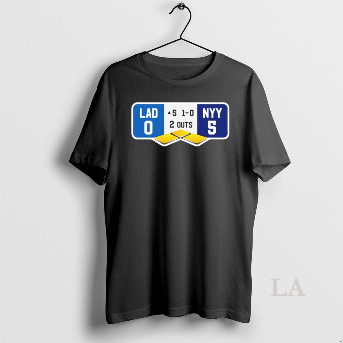 Original La Dodgers Vs Ny Yankees 0 5 World Series Baseball 2026 Unisex T-shirt, Sweatshirt, Hoodie, Long Sleeve Tee - T-Shirt, Sweatshirt, Hoodie