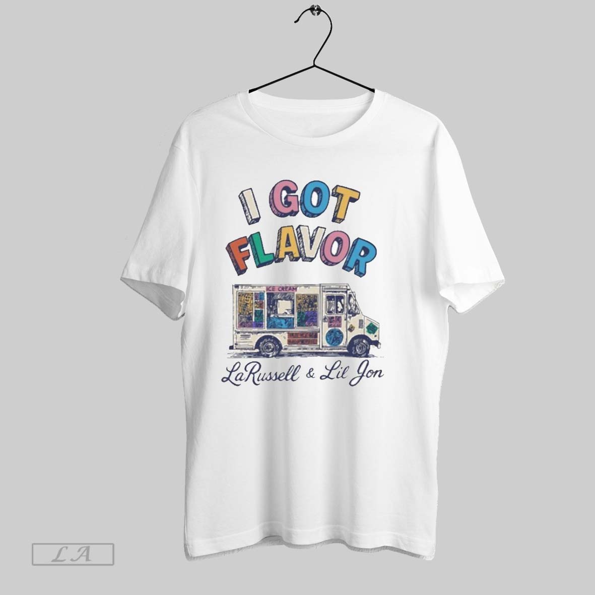 Original Larussell And Lil Jon I Got Flavor Unisex T-shirt, Sweatshirt, Hoodie, Long Sleeve Tee - T-Shirt, Sweatshirt, Hoodie