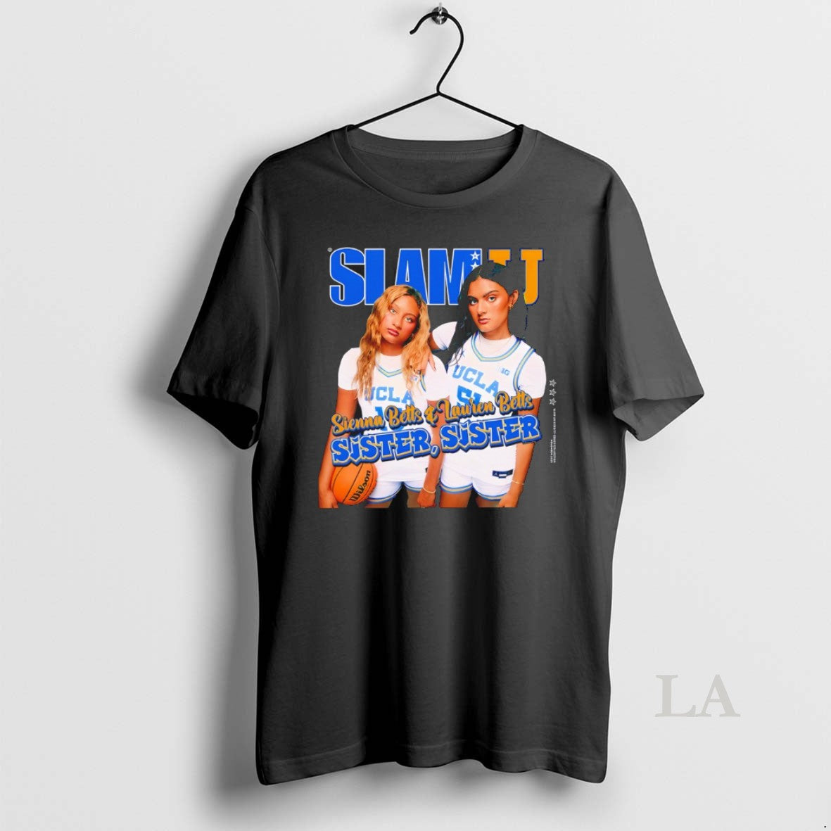 Original Lauren Betts And Sienna Betts Sister Ucla Bruins Basketball Slam U Unisex T-shirt, Sweatshirt, Hoodie, Long Sleeve Tee - T-Shirt, Sweatshirt, Hoodie