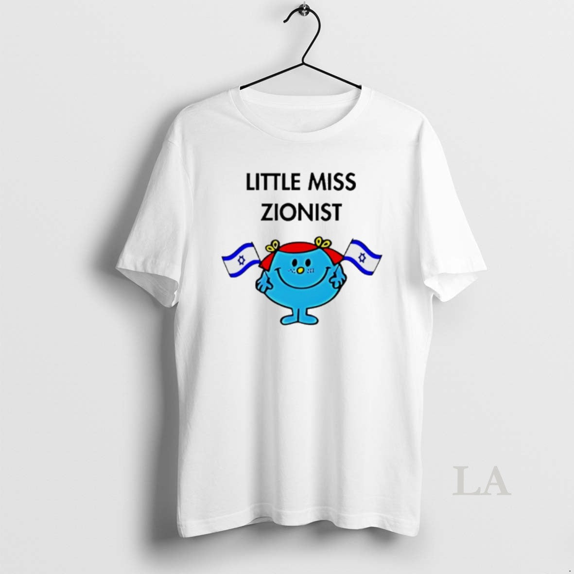 Original Little Miss Zionist Jew Flag - T-Shirt, Sweatshirt, Hoodie